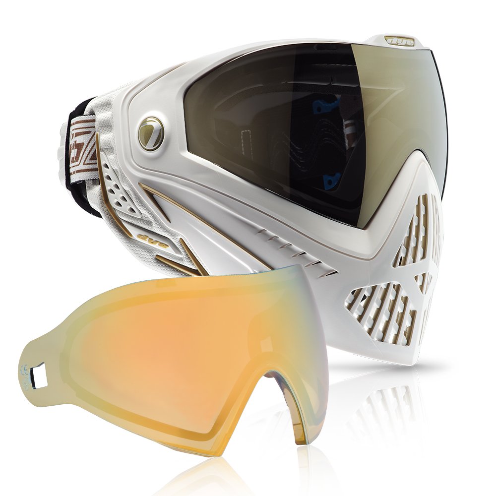 DYE i5 ホワイト/ゴールド Dye i5 - White/Gold – Lone Wolf Paintball